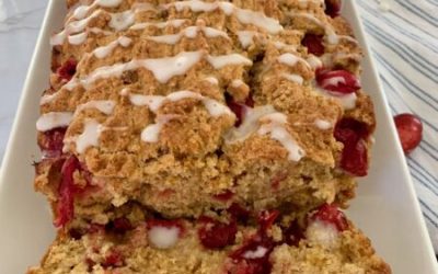 Cranberry Quick Bread with Orange and Ginger