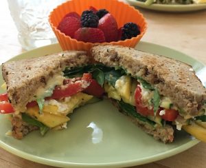 Mediterranean Veggie Sandwich