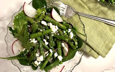 Asparagus Spring Salad with Lemon Dressing