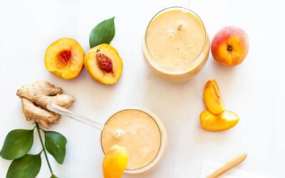 Peaches & Cream Protein Smoothie